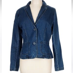 Vintage Route 66 Women's Indigo Denim Blazer